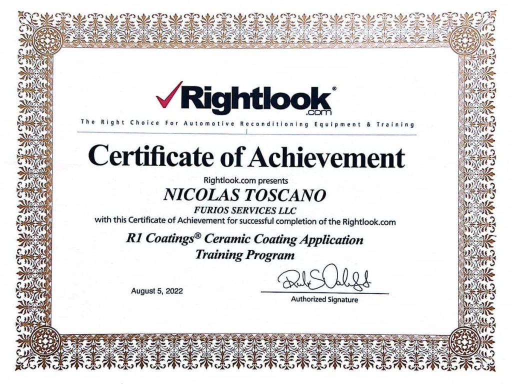 Certified Ceramic Coating by Nicolás Toscano in Parker, CO - Long-lasting Paint Protection