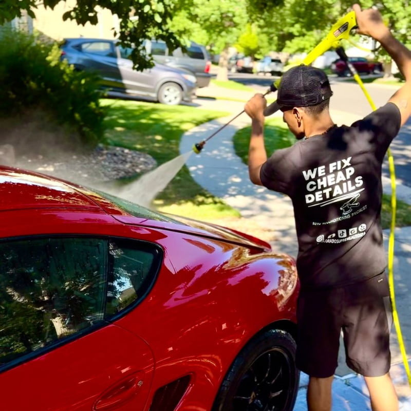 Car Detailing in Progess - Parker Colorado