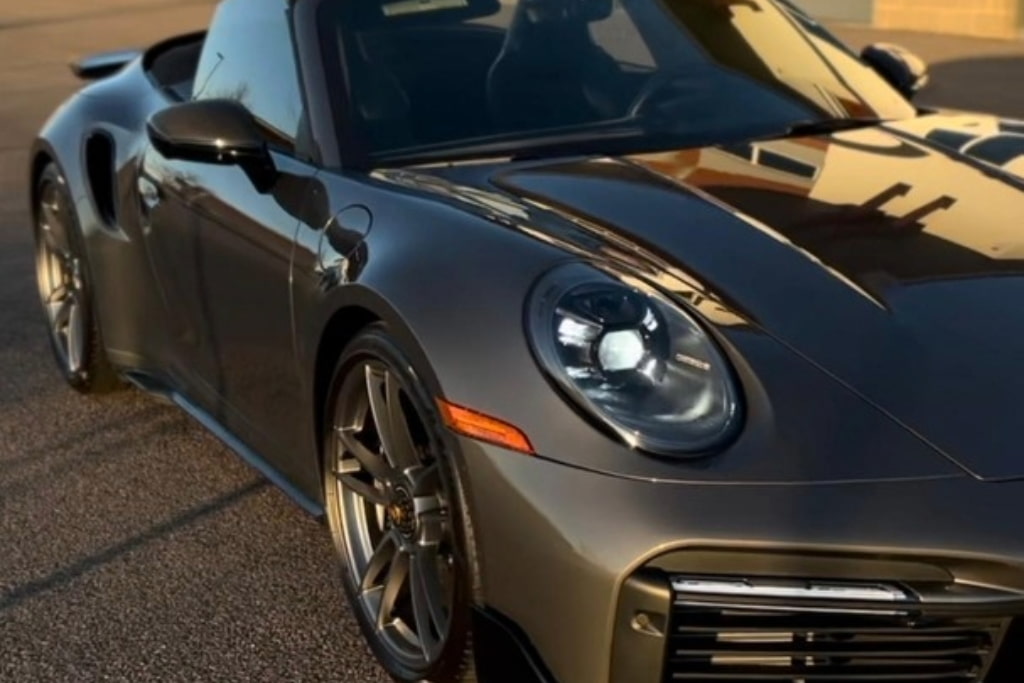 Glossy Porsche After Ceramic Coating in Highlands Ranch CO - Aurora CO